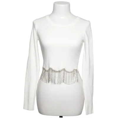 Crop top (Hvid) fra New Collection Polyamid, Viscose