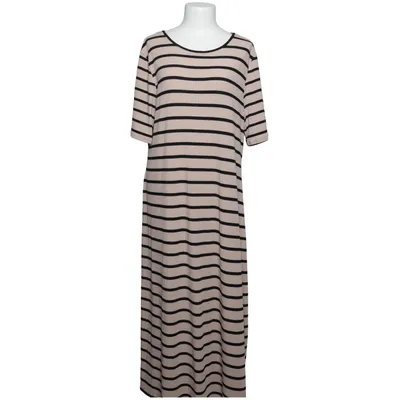 Klänning (Beige, Svart) från New Look Curves Elastan, Polyester