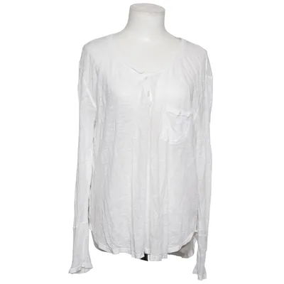 Henley shirt (White) from Rails Linen, Lyocell