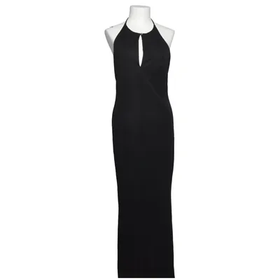 Halterneck-kjole (Sort) fra Montego Polyester