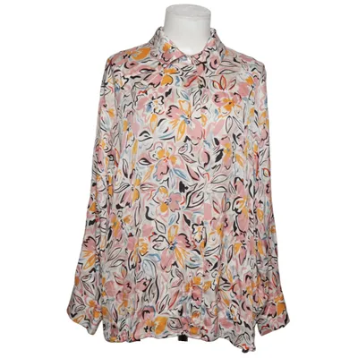 Bluse (Hvid, Flerfarvet) fra Christian Berg Viscose