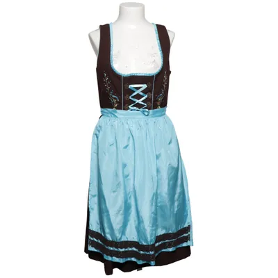 Dirndl (Brown, Blue) from Fuchs Trachtenmoden Polyester