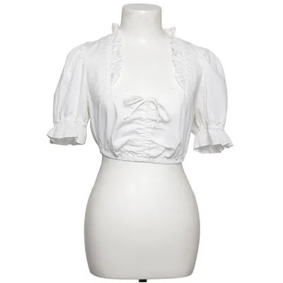 Dirndl blouse (Wit) van Nockstein Trachten Katoen, Polyester
