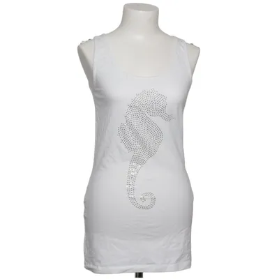 Tank Top (White) from Hallhuber Trend Cotton, Elastane, Polyester