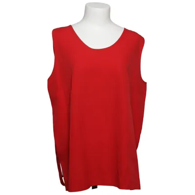 Tank Top (Red) from Fer Polyester, Viscose