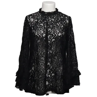 Bluse (Sort) fra Zara Woman Bomuld, Polyamid, Polyester