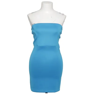 Jurk (Blauw) van Zara W&B Collection Katoen, Elastaan, Polyamide
