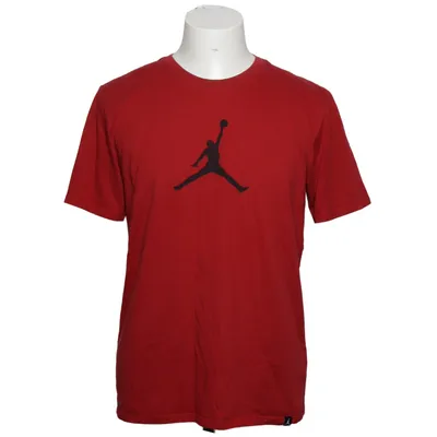 T-shirt (Rood, Zwart) van Jordan Katoen, Polyester