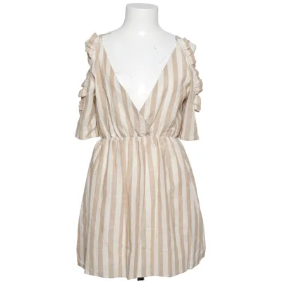 Robe (Beige, Blanc) de Jus de Pom Coton, Polyester