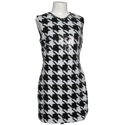 Cocktailkjole (Sort, Hvid) fra Twisted Wunder Elastan, Polyester