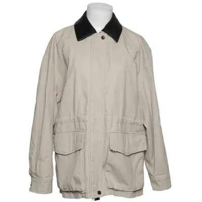 Jakke (Beige, Sort) fra Pull & Bear Bomuld