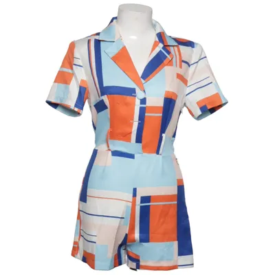 Jumpsuit (Blue, Orange, Multicolored) from Glamaker Elastane, Polyester