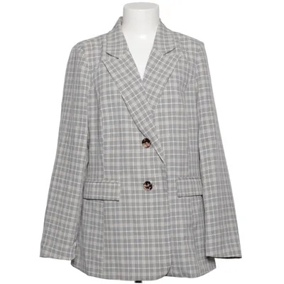 Kavaj (Grå, Flerfärgad) från Fashion Union Elastan, Polyester