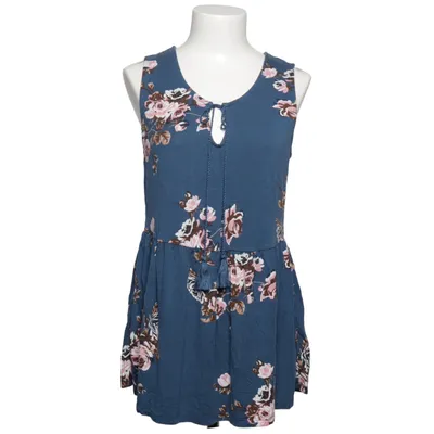 Top (Blå, Flerfarvet) fra Bodyflirt Elastan, Polyester, Viscose