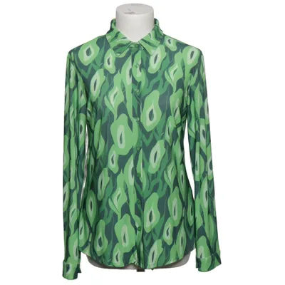 Bluse (Grøn) fra Angelle Milan Elastan, Polyester, Viscose