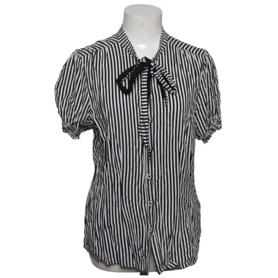 Blouse (Black, White) from Hell Bunny Viscose