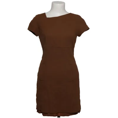 Kjole (Brun) fra Jessica Acetat, Viscose, Uld