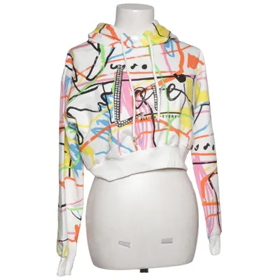 Capuchon sweater (Wit, Meerkleurig) van Vinceotto Katoen, Polyester