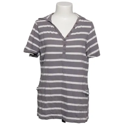 Short sleeve hoodie (Gray, White) from Mia Linea