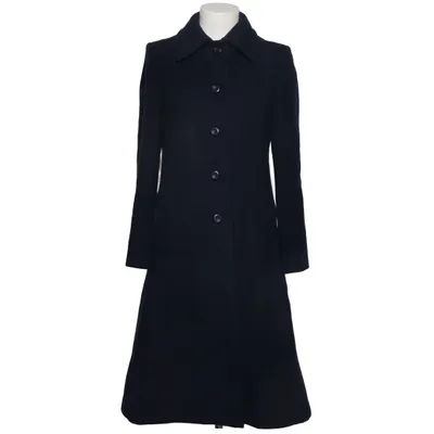 Jas (Blauw) van Davos Acetaat, Wol