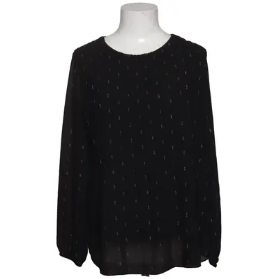Blouse (Zwart) van Couture Elastaan, Polyester, Viscose