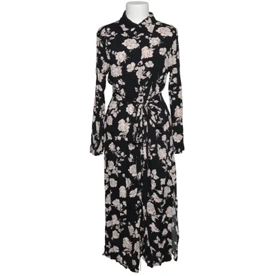 Skjortekjole (Sort, Flerfarvet) fra Mango Viscose