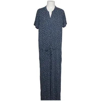 Jumpsuit (Blauw, Wit) van Woolovers Katoen, Elastaan, Viscose