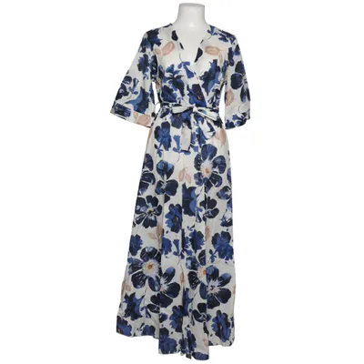 Robe longue (Blanc, Bleu, Multicolore) de Anna Dani