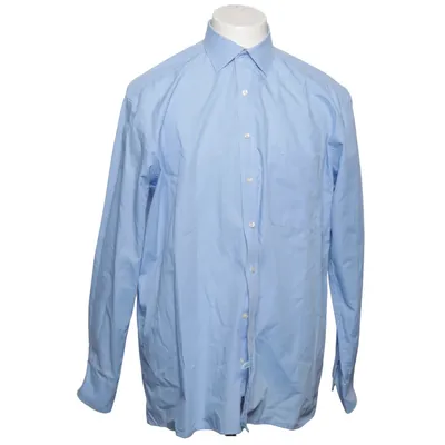Shirt (Blue, White) from Eterna Cotton