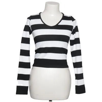 Långärmad t-shirt (Svart, Vit) från No Matter What Elastan, Polyamid, Polyester