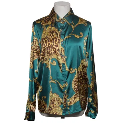 Shirt (Blue, Yellow, Multicolored) from Dancing Leopard Polyester