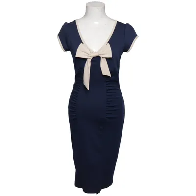 Dress (Blue, Beige) from Miusol Elastane, Polyester, Viscose