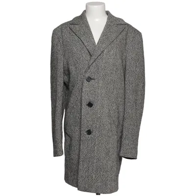 Coat (Black, White) from Patrick Bernard Acrylic, Polyester, Wool