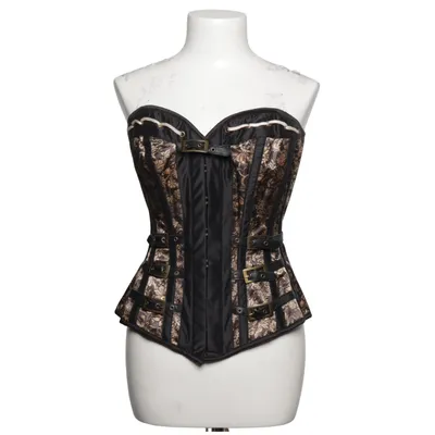Corset (Black, Gold) from Corset Story Cotton