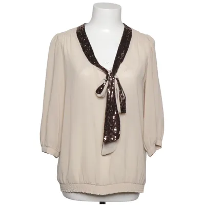 Knytblus (Beige) från Ambika