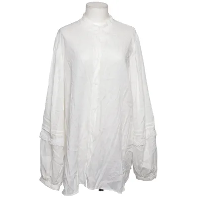 Bluse (Hvid) fra Norah Bomuld, Linned, Tencel
