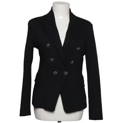 Blazer (Zwart) van Chic & Mit Elastaan, Polyamide, Viscose