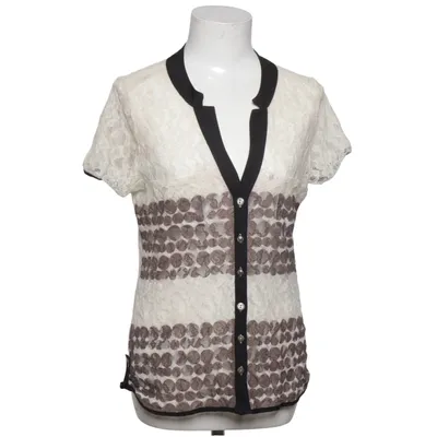 Top (Wit, Zwart, Bruin) van Pause Café Katoen, Polyamide, Viscose