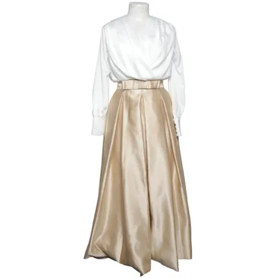Kjole (Hvid, Beige) fra TS Couture Polyester