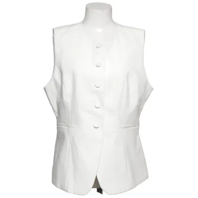 Gilet (Twill Button Long Gilet) van Costes Elastaan, Polyester, Viscose
