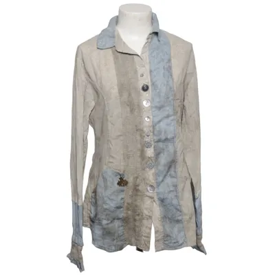Shirt (Gray, Blue, Multicolored) from Bottega Acrylic, Cotton, Wool