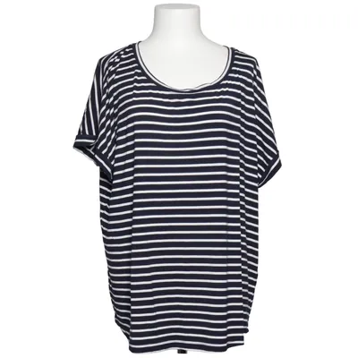 T-shirt (Blue, White) from Ginger Accent Elastane, Viscose