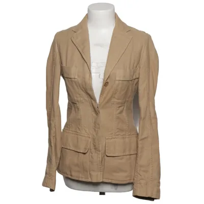 Blazer (Beige) van René Lezard Katoen