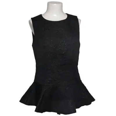 Peplum Top (Schwarz) von Gloockler
