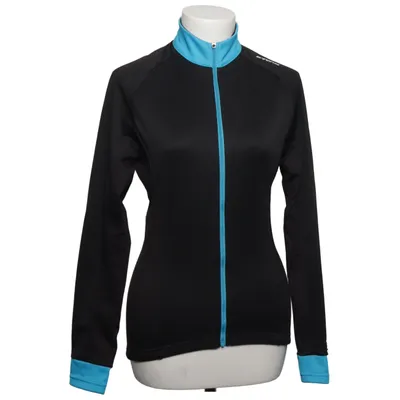 Sports jacket (Black, Blue) from Oxylane Elastane, Polyester