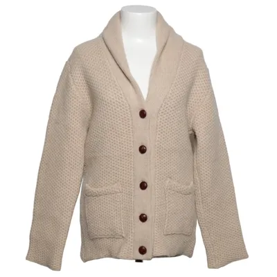 Cardigan (Beige) fra Maison Kitsuné Læder, Uld