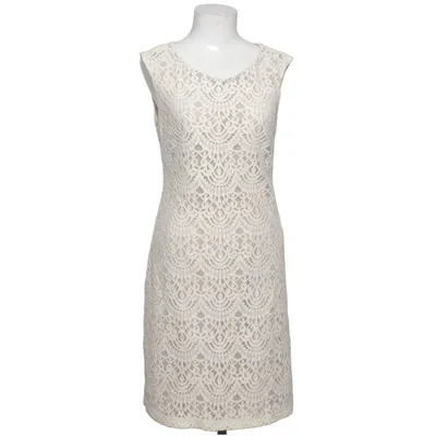 Kjole (Hvid, Beige) fra Jessica Howard Bomuld, Nylon, Polyester