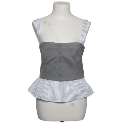 Bustier (Blue, White, Gray) from Zara Cotton, Polyamide