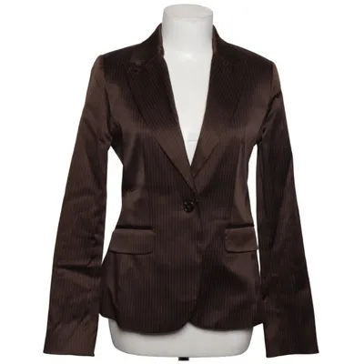 Blazer (Brun) fra Mango Bomuld, Elastan, Polyester, Viscose