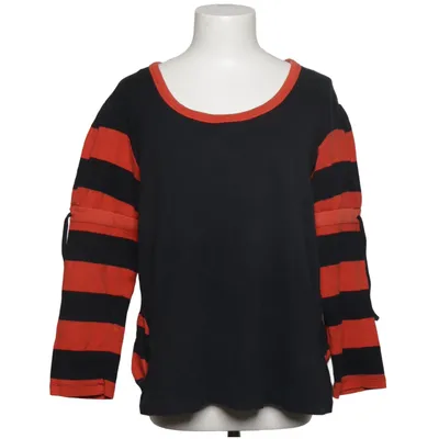 Long sleeve T-shirt (Orange, Black) from Rainbow Collection Cotton